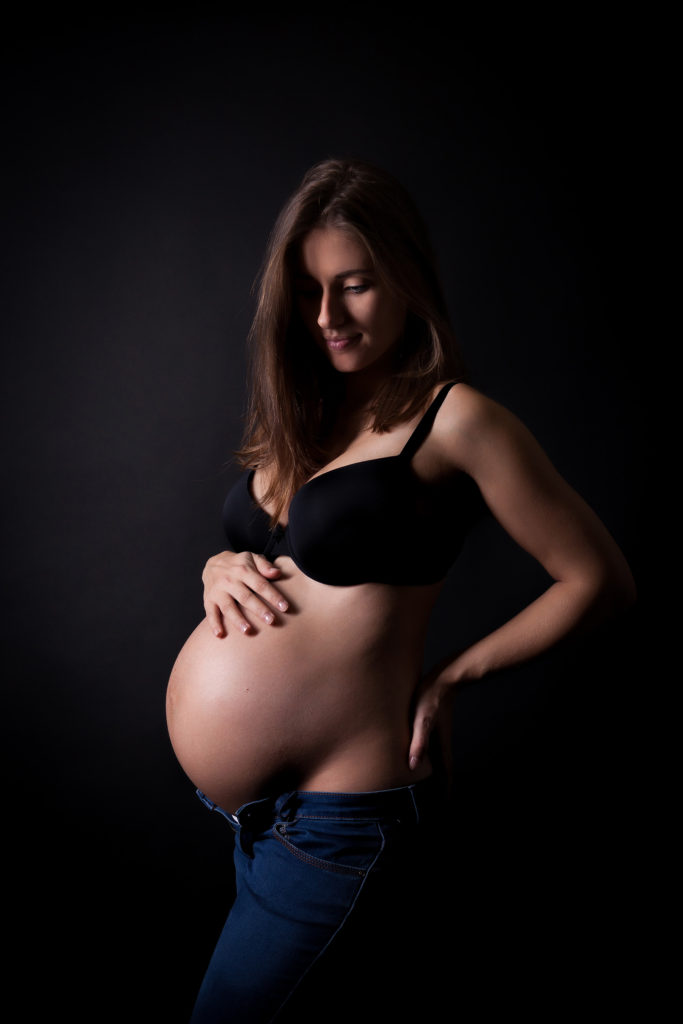 Těhulka, těhotenské focení v Praze
