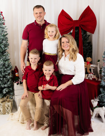 vánoční focení v ateliéru