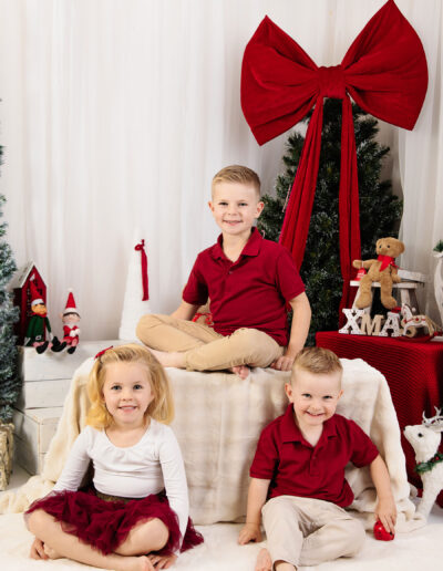 vánoční focení v ateliéru